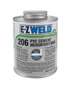 206 PVC Cement, Medium Body Clear